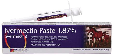 Ivermectin Paste effectively controls gastrointestinal<b> nematodes</b> and bots of horses. . Ivermectin horse paste inactive ingredients